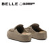 Belle Seagull Toast Birkenstock Shoes Women's 26 Autumn New Thick Sole Increased Retro Comfort Toe Slippers B3173CH6 Pre-