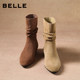 Belle women's boots Maillard piles of western boots new snow boots knight boots slim short boots B2964DZ5