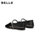 Belle holiday style fishnet yarn Mary Jane shoes for women 2026 summer new ballet soft sole shoes BEH05BQ6