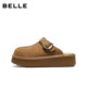 Belle Retro Half-pack Birkenstock Shoes Women's 26 Spring New Thick-soled Increased Casual Wearable Toe-Toe Slippers B3055AH6