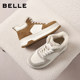 Belle high-top plus velvet board shoes for women 2025 new bread cotton shoes thick sole increased casual board shoes E6T1DDD5