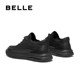 Belle men's shoes, thick sole casual sneakers, men's winter new style shopping mall same style shoes plus fleece 8MV01DM4