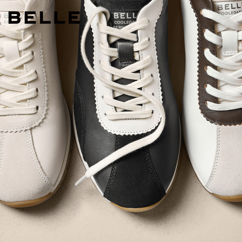 百丽男鞋阿甘德训赛车鞋男士26新款春季商场款休闲运动鞋8ZG01AM6,淘宝优惠券,粉丝福利购,淘宝优惠卷