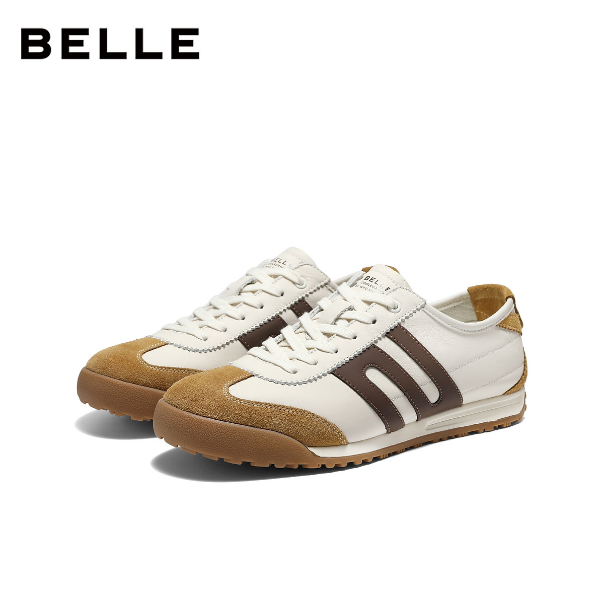 百丽男鞋小轻甘复古德训阿甘鞋男士26夏新款休闲运动板鞋A2341BM6,淘宝优惠券,粉丝福利购,淘宝优惠卷