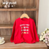 Weiqi Cat children's underwear, red suit for the year of birth, new year's underwear, home clothes, parent-child suit, Haoshilai