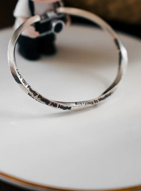 五月天mayday纯银手镯手工定制