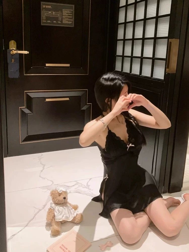 美背杀吊带睡裙女款夏季冰丝高级感性感睡衣纯欲风蕾丝边2025新款,淘宝优惠券,粉丝福利购,淘宝优惠卷