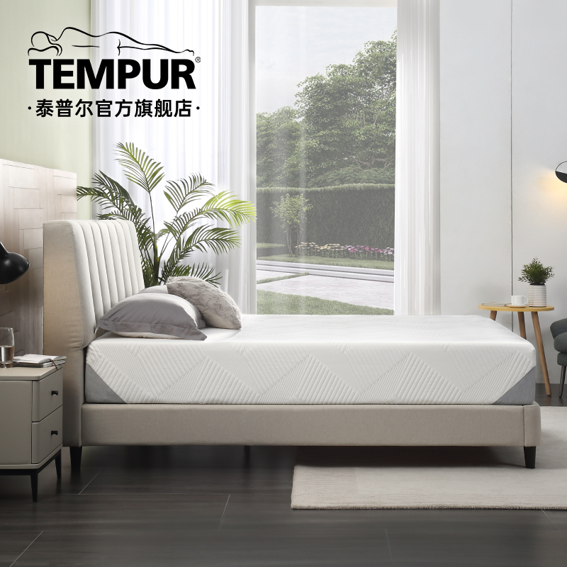 TEMPUR泰普尔悦梦布艺床架实木仿羊绒排骨架1.8m 双人床