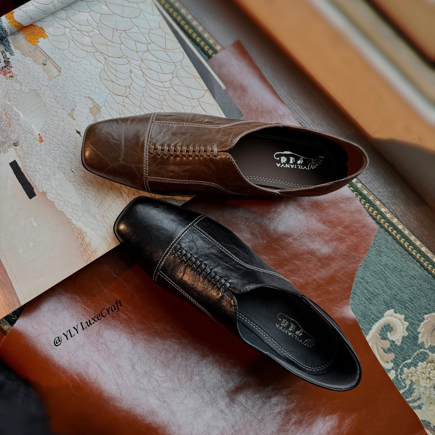 2113-1中跟深口单鞋女大码复古百搭通勤可踩跟小皮鞋2026春季新款,淘宝优惠券,粉丝福利购,淘宝优惠卷