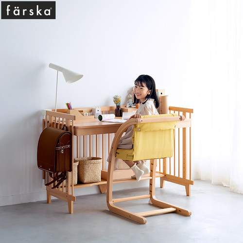farska多功能婴儿床可拼接五合一大床新生儿实木成长型宝宝床边床 - 图1