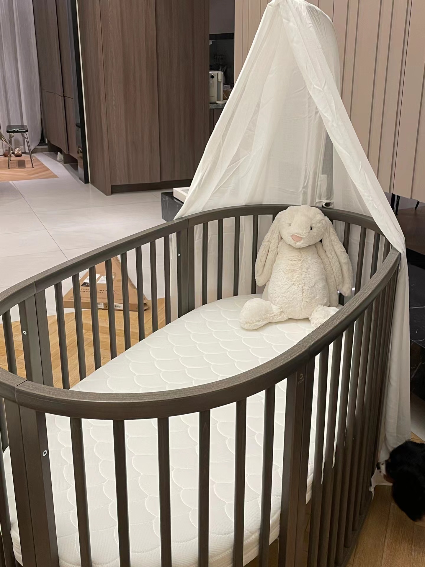 现货stokke sleepi V3婴儿床儿童成长床可延伸移动 - 图1