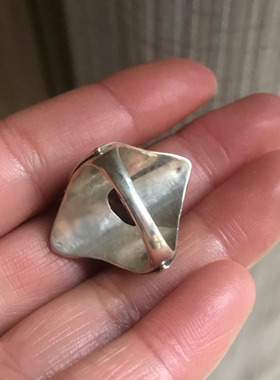 搜十女925纯银复古戒指