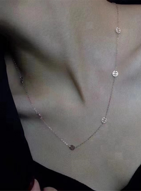 纯14K黄金小香风女项链