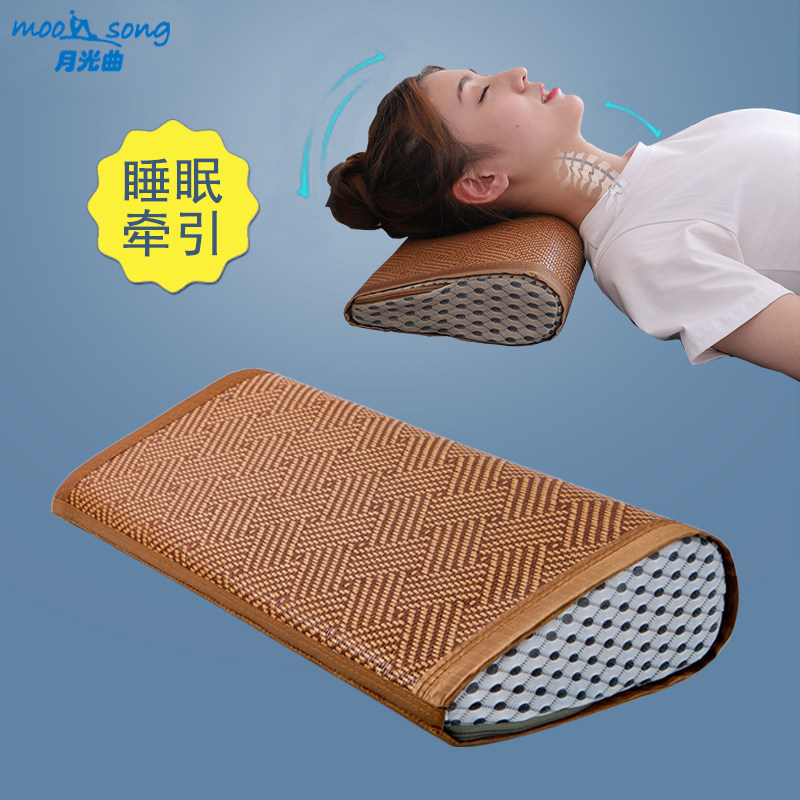 颈椎枕椰棕滴水保健劲椎病人睡觉专用助睡眠圆柱形护颈枕头助睡眠,淘宝优惠券,粉丝福利购,淘宝优惠卷