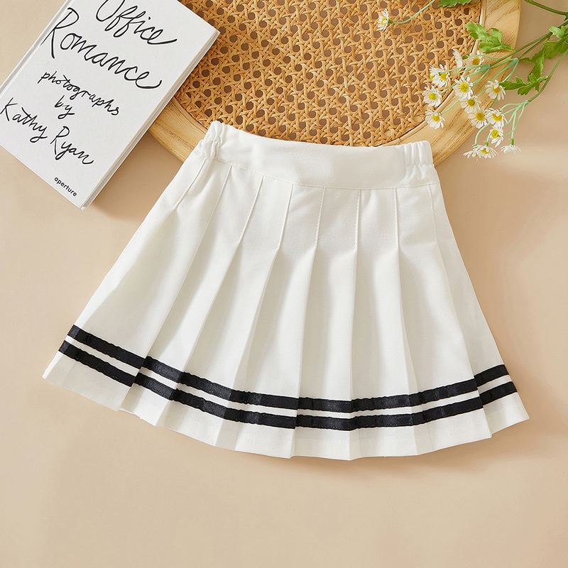 女童校服裙儿童百褶裙半身裙春秋大童小学生学院风裙子藏蓝色短裙,淘宝优惠券,粉丝福利购,淘宝优惠卷