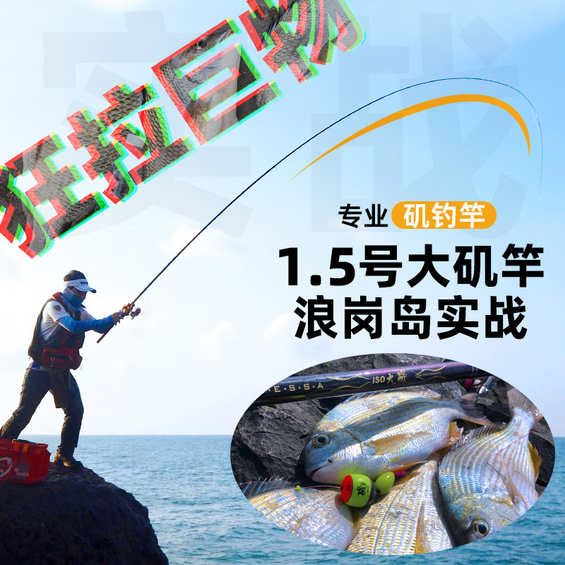 引路人矶钓竿1 5号5号5 3米大矶矶钓竿船矶竿海矶竿钓鱼竿矶竿