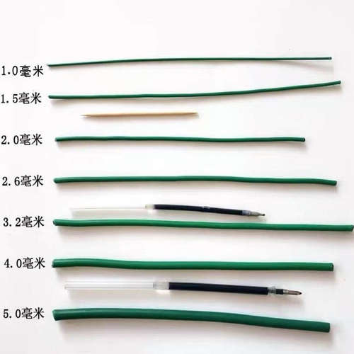园艺铁丝包塑绿色绑扎线盆栽造型包胶铁线支架花架DIY手工铁丝线 - 图2