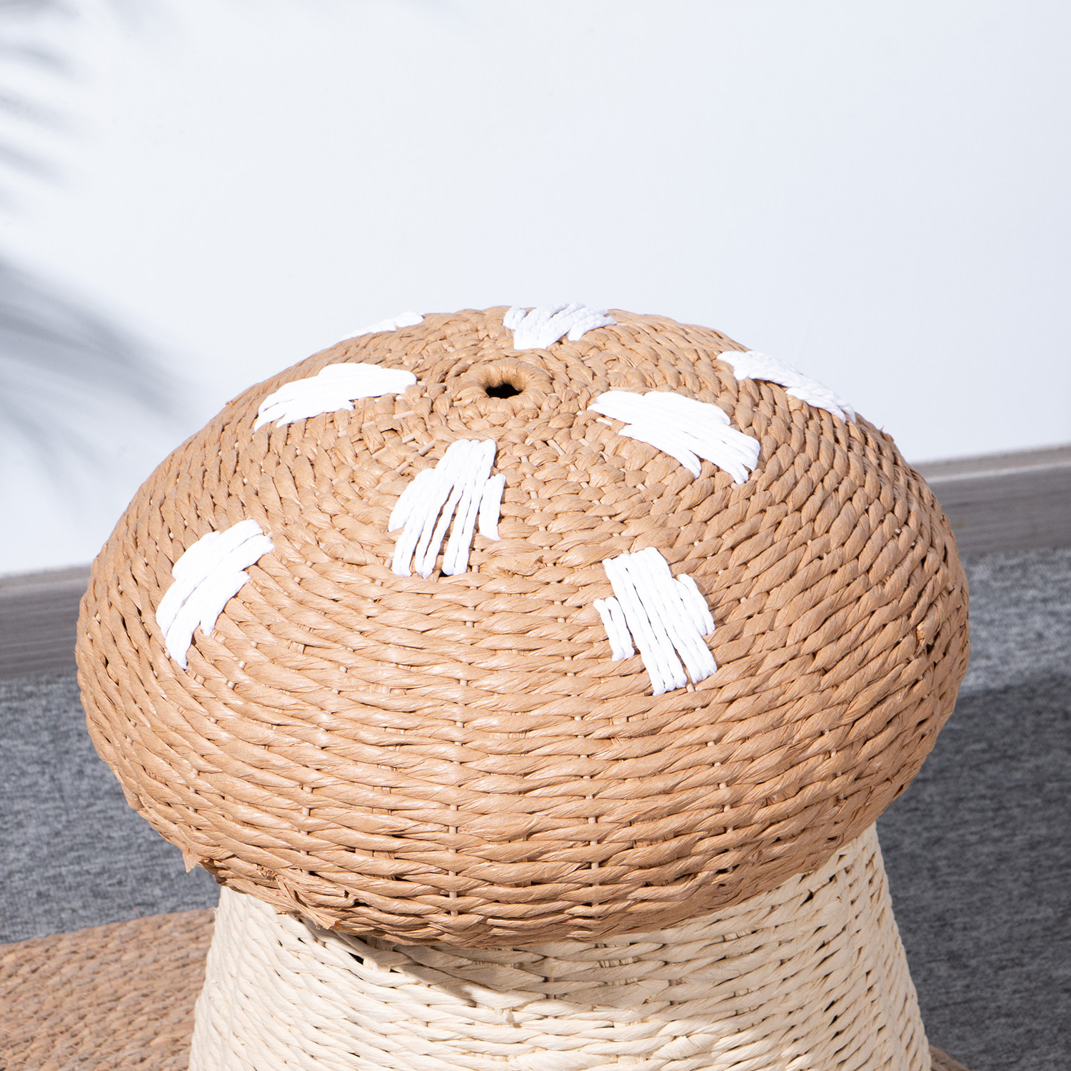 北欧风蘑菇收纳柳藤编蘑菇造型收纳儿童房幼儿园玩具收纳筐篮,淘宝优惠券,粉丝福利购,淘宝优惠卷