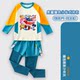 Super Wings 2026 New Cartoon Handsome Boy Cartoon Boy Long Sleeve Long Pants Swimsuit Swimsuit Sun Protection Suit