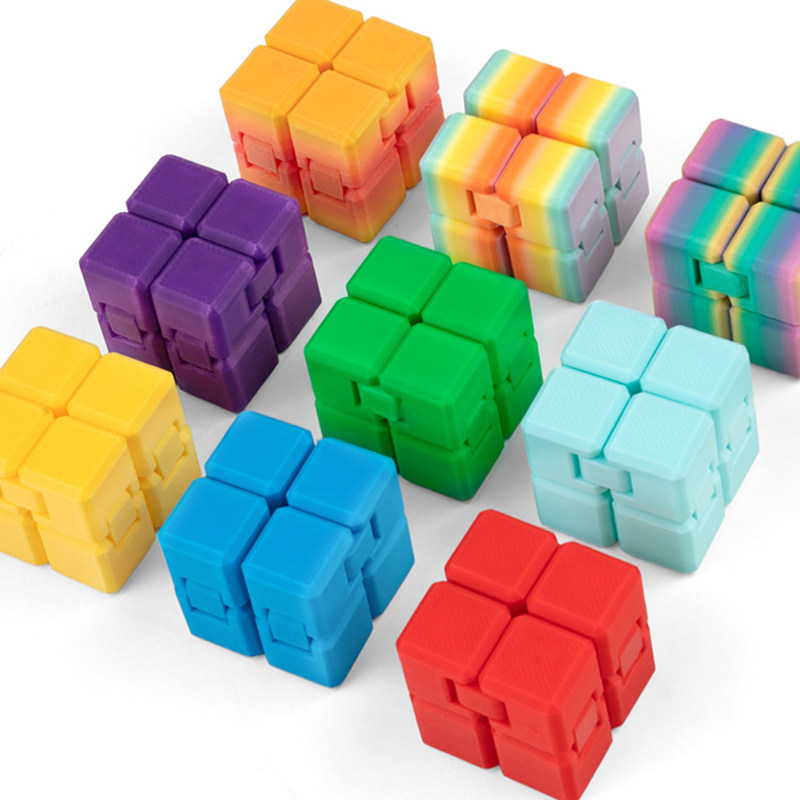 创意减压彩色3D打印无限魔方二阶指尖解压大人儿童玩具礼物,淘宝优惠券,粉丝福利购,淘宝优惠卷
