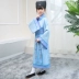 Trang phục trẻ em mới Hanfu sách quần áo biểu diễn cho trẻ em trai và gái ba nhân vật của các môn đệ của trẻ em - Trang phục Trang phục