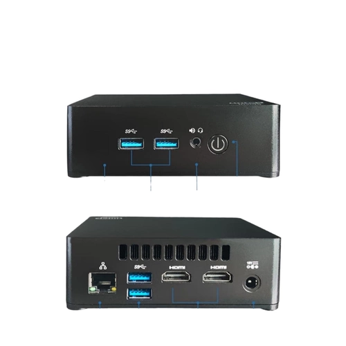 Мини-компьютер Intel N5105 N100 для домашнего офиса, игровой Barebone-хост, настольный компьютер с разрешением 4K HD