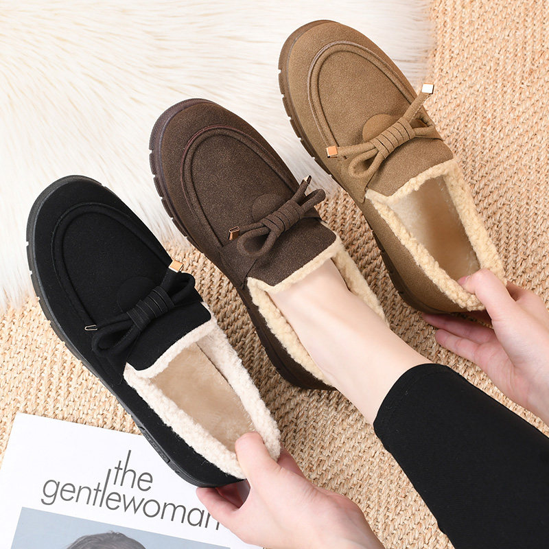 老北京布鞋女冬季加绒保暖棉鞋时尚洋气豆豆鞋毛毛鞋防滑妈妈女鞋,淘宝优惠券,粉丝福利购,淘宝优惠卷
