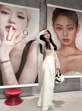 韩国风海报jennie背景纸店铺网红装饰挂画ins墙贴拍照道具打卡点
