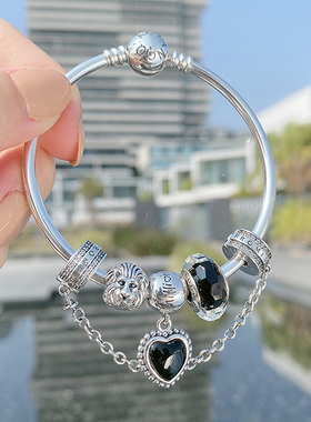 潘家银手镯纯银小众设计女生礼物