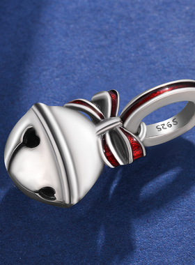 S925纯银如意铃铛吊坠送女友项坠