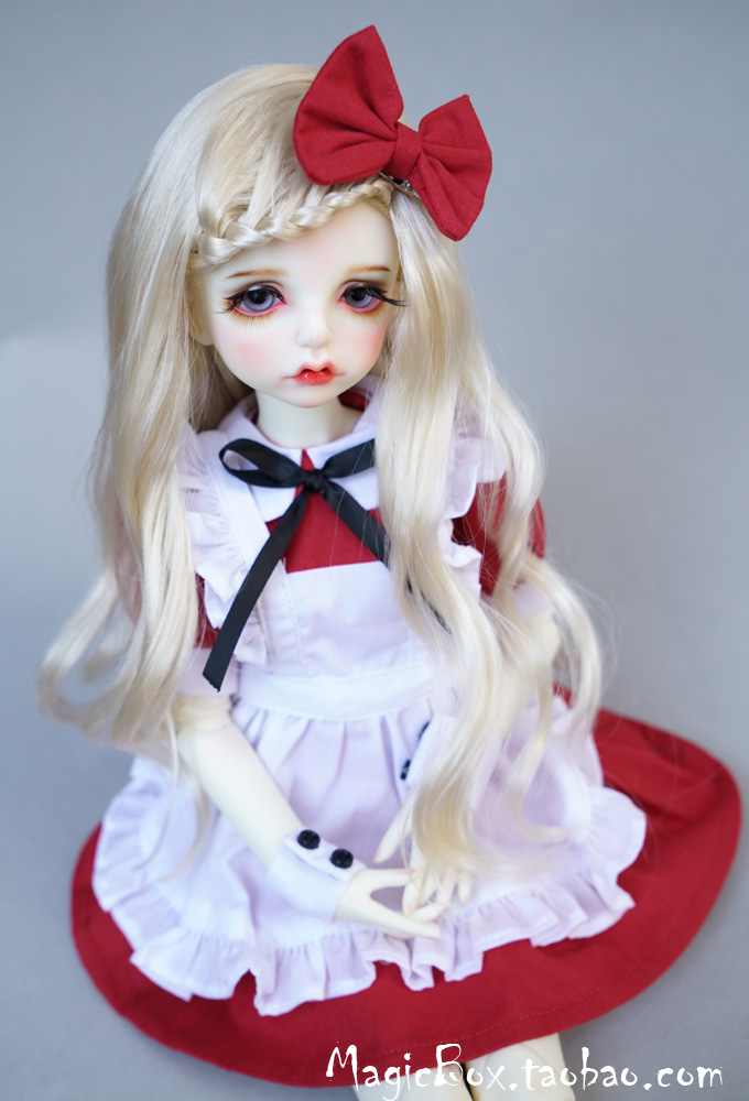 BJD SD娃娃用衣服娃衣三分四分 3分4分6分女仆洋装1/3，1/4，1/6-图3