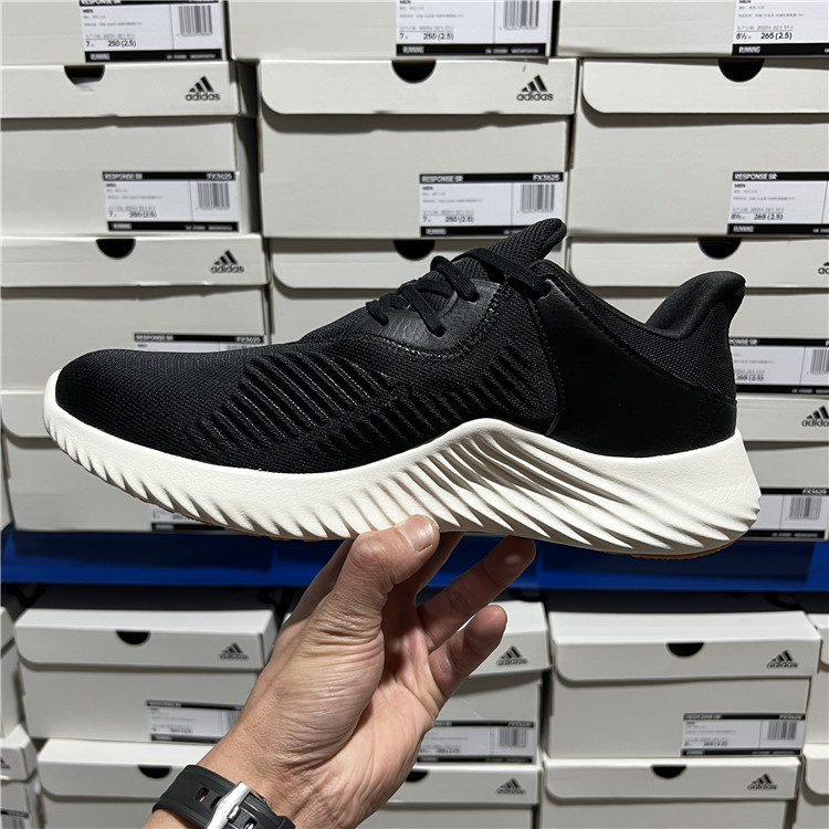 Adidas/阿迪达斯 Alphabounce 阿尔法男子休闲运动跑步鞋 D96524 - 图0