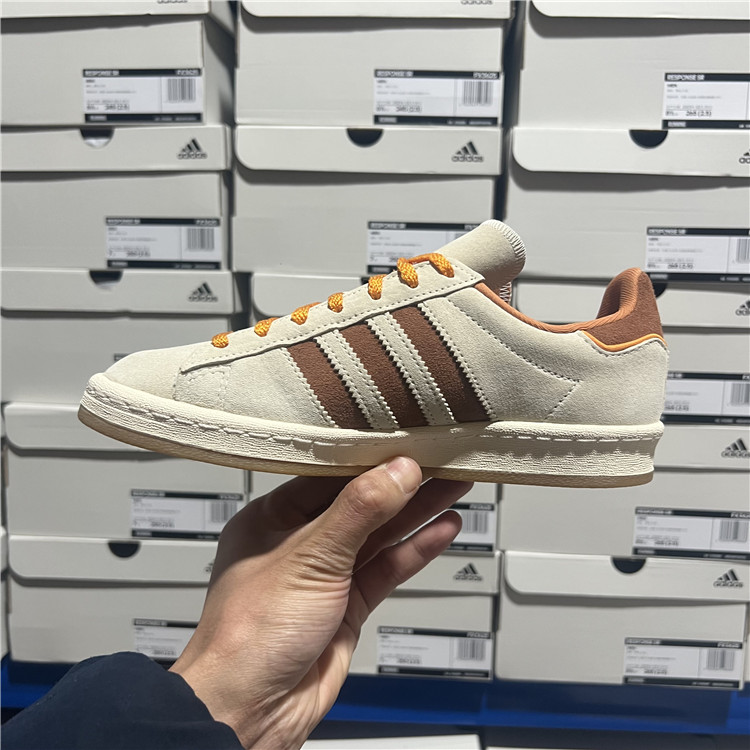 Adidas/三叶草 Campus 80S 女子经典低帮运动休闲板鞋 GY4589 - 图0