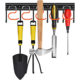 Farm tool hook garage shed garden storage box adjustable storage rack wall-mounted storage rack heavy-duty hook