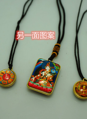 特价结缘民族风饰品 热卖琉璃小唐卡佛牌毛衣链项链 绿度母链子