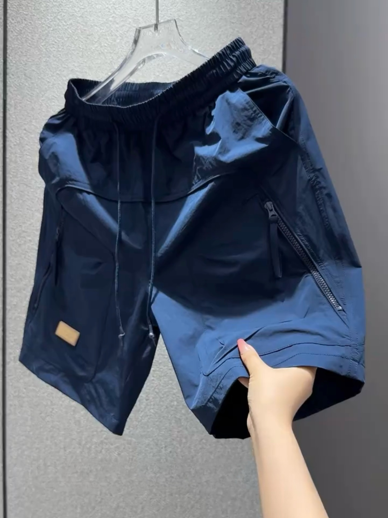 夏季工装短裤男2025新款夏季穿搭薄款裤子休闲宽松外穿运动五分裤 - 图0