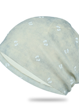 夏季薄款化疗后防晒透气睡帽女