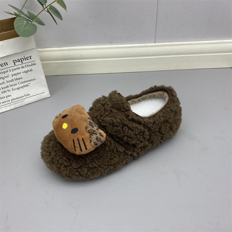 品牌撤柜2025韩版毛毛鞋女深口圆头蝴蝶结加绒舒适百搭毛绒勃肯鞋,淘宝优惠券,粉丝福利购,淘宝优惠卷