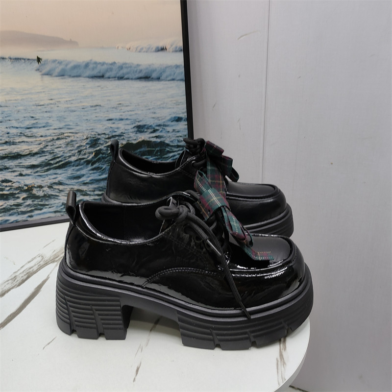 品牌撤柜2026春款英伦风厚底乐福鞋女蝴蝶结圆头增高小皮鞋学院风,淘宝优惠券,粉丝福利购,淘宝优惠卷