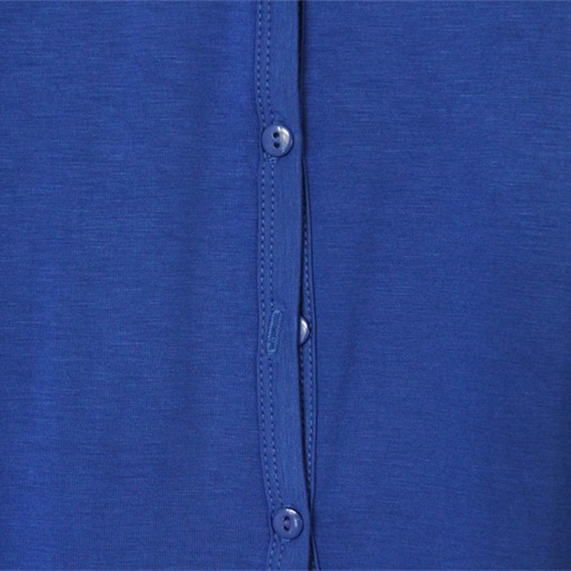 网红克莱因蓝开衫莫代尔棉长袖空调防晒短款披肩大码薄款女装外套