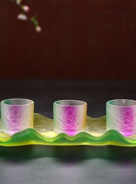 仙水杯酒杯供奉套装供佛供具供水杯奉关公观音茶杯财神居家用摆件