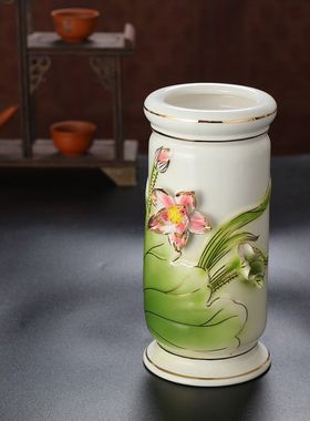 陶瓷简约现代手工拈花插香
