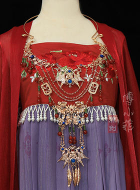 傅小菲铸铜天然石铸铜长流苏