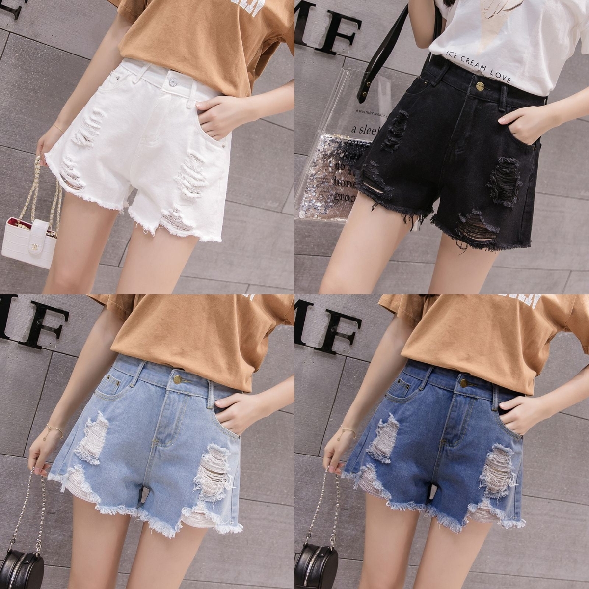 radic美素芙2020新款牛仔秋季短裤 mysoulfor牛仔裤