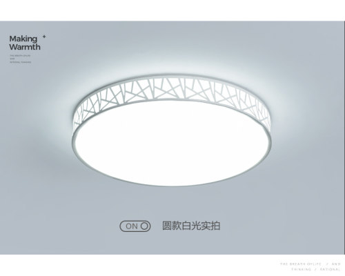 超薄超亮LED吸顶灯创意鸟巢客厅灯餐厅卧室房间书房灯具温馨儿童-图1