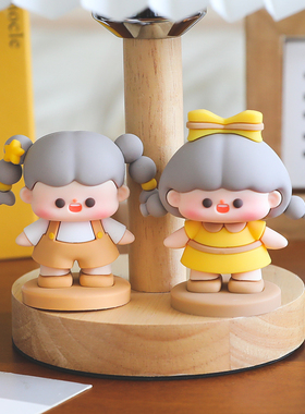 anna女孩软胶家居摆放车载装饰