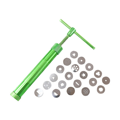 翻糖人偶旋转式挤发器糖牌工具套装擀面杖花边挤泥器造型笔雕刻刀 - 图3