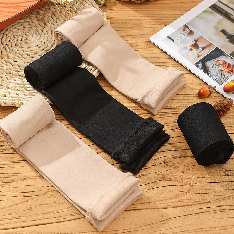 厚袜子冬季加绒雪地睡眠中筒地板袜 胜玲艳浩服饰长筒袜