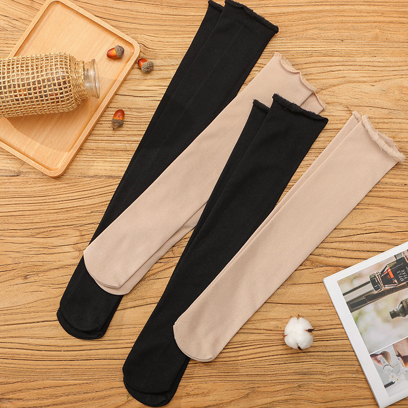 厚袜子冬季加绒雪地睡眠中筒地板袜 胜玲艳浩服饰长筒袜