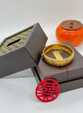 假三金首饰彷黄金五金套装摆台